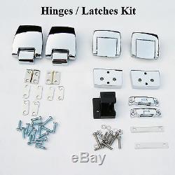 Fairing Factory Chopped Tour Pack Metal Hinge Latch 4 Harley Touring Street Road