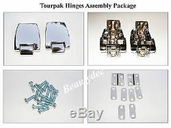 Fairing Factory Chopped Tour Pack Metal Hinge Latch 4 Harley Touring Street Road