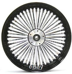 Fat Spoke 16 Rear Wheel Black 16 X 3.5 Harley Street Glide Flhx Bagger 06-07