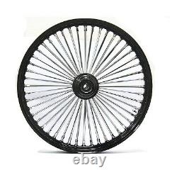 Fat Spoke 21 Front Wheel Black 21 X 3.5 Harley Flht Electra Glide Flhx Street