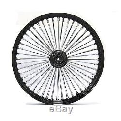 Fat Spoke 23 Front Wheel Black 23 X 3.5 Harley Flhx Street Glide 2006-2007