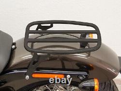 Fehling 6257 Passenger Rack BLACK Harley Softail Street Bob Type FXBB Solorack