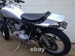 Flat Track Alloy Seat Unit, Street Tracker, Xr 750 Xs Sportster Triumph Bonnie