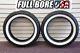 Full Bore White Wall Front/rear Tire Set Harley Electra Glide Road King Street