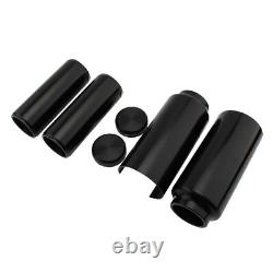 Full Fork Cover Black For Harley-Davidson Softail M8 Street Bob FXBB FXBBS 18-23