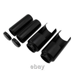 Full Fork Cover Black For Harley-Davidson Softail M8 Street Bob FXBB FXBBS 18-23