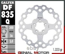 Galfer Front Brake Disc CUBIQ FIXED 300x5mm HARLEY. D FXDB DYNA STREET BOB 2014