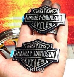 Genuine Harley Dyna Sportster Softail Street Touring Fuel Tank Emblems Badges