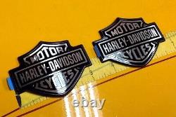 Genuine Harley Dyna Sportster Softail Street Touring Fuel Tank Emblems Badges