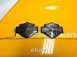 Genuine Harley Dyna Sportster Softail Street Touring Fuel Tank Emblems Badges