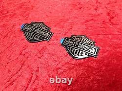 Genuine Harley Dyna Sportster Softail Street Touring Fuel Tank Emblems Badges