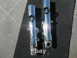 HARLEY LOWER LEGS STREET GLIDE POLISHED 41 mm NO EXCHANGE 2000-2013