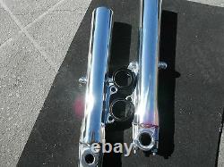 HARLEY LOWER LEGS STREET GLIDE POLISHED 41 mm NO EXCHANGE 2000-2013