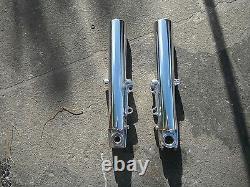 HARLEY LOWER LEGS STREET GLIDE POLISHED 41 mm NO EXCHANGE 2000-2013