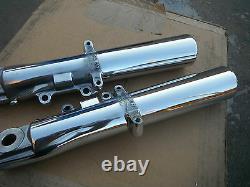 HARLEY LOWER LEGS STREET GLIDE POLISHED 41 mm NO EXCHANGE 2000-2013