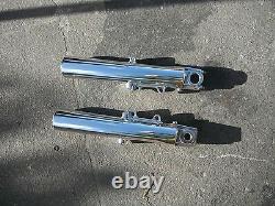 HARLEY LOWER LEGS STREET GLIDE POLISHED 41 mm NO EXCHANGE 2000-2013