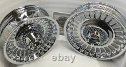 HARLEY TOURING STREET GLIDE 28 SPOKE CHROME WHEELS 2009 -19 Knuckles (OUTRIGHT)