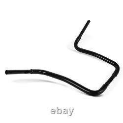 Handlebar Ape Hanger Classic 18 for Harley Dyna Low Rider/ S/ Street Bob black