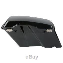 Hard Saddlebags with Lid Latch Keys For Harley Touring Electra Street Glide 94-13
