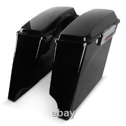 Hard Stretched side bags for Harley Davidson CVO Street Glide 11-13