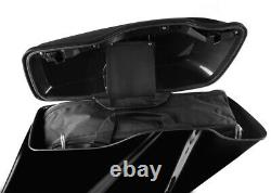 Hard saddlebags Stretched for Harley Street Glide 06-13 with inner bags