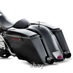 Hard saddlebags Stretched for Harley Street Glide 06-13 with inner bags