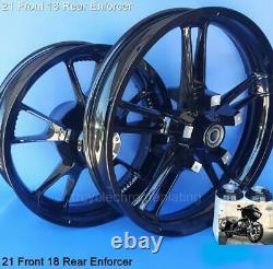 Harley Black Rear Enforcer 18 Wheel 09-21 Touring Street Glide FLHX Outright