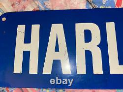 Harley Blvd Street Sign Thick Metal