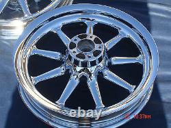 Harley Chrome 9 Spoke Wheels Touring Road Glide Street Glide Outright Sale FLHR