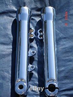 Harley Chrome Fork Sliders Legs Dyna Fit 06-13, FXDB Street BoB, Exchange Only FXD