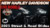 Harley Davidson All New 2023 Street Glide And Road Glide Cvo Models
