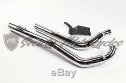 Harley-Davidson Drag Street Sweeper Dyna Exhaust System 2-1/4 Straight Pipes HD
