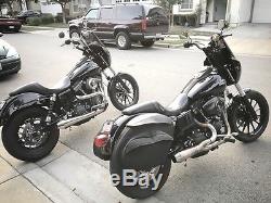 Harley Davidson Dyna Glide Street BoB Wheels Black Is Back 13 Spoke we install