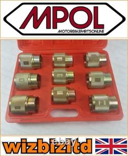 Harley Davidson FLHX 1584 Street Glide ABS 2008-2009 9pc Fork Seal Driver Set