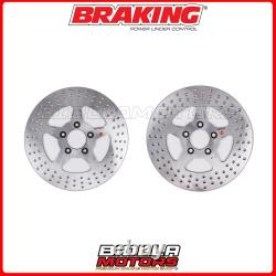 Harley Davidson Fxdb Dyna Street Bob Abs 1690 2014 Braking Disc Kit 20