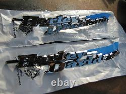 Harley Davidson Street Glide Flhx Chrome Tank Emblems Nameplate Badge Medallions