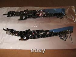 Harley Davidson Street Glide Flhx Chrome Tank Emblems Nameplate Badge Medallions