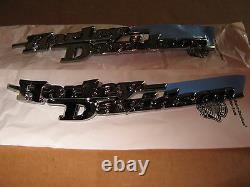 Harley Davidson Street Glide Flhx Chrome Tank Emblems Nameplate Badge Medallions