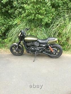 Harley Davidson Street Rod 750. Loads of extras. Sounds proper! Awesome machine