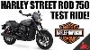 Harley Davidson Street Rod 750 Test Ride 2017