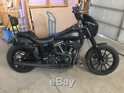 Harley Dyna FXD Street Bobs all Black Wheels & Bearings Front & Rear AS SHOWN