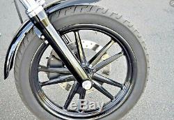 Harley Dyna Wheels Switch-Blade FXD Street Bob Rims 17 Rear 19 Front as Shown