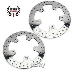 Harley Front Brake Disc Rotors Touring Street Electra Glide 2015-2019 Polish