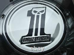 Harley OEM NEW No1 Willie G Skull Derby AND Timer Cover Twin Cam Street Glide