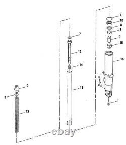 Harley Street Glide, Road King 2000-2013 POLISHED Lower Slider Fork Legs NO EXCH