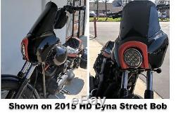 Harley T-Sport Front Fairing Club Style Dyna Street Bob T-Sport Gloss Black ABS