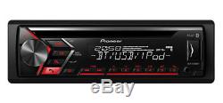 Harley Touring Pioneer Deh-s4000bt Bluetooth CD Usb Aux Radio Stereo Adapter Kit
