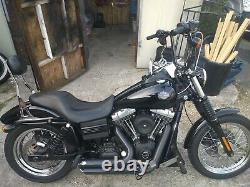 Harley davidson Dyna black street bob 2008