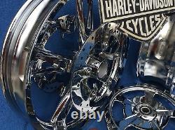 Harley no Exchange needed CHROME STREET GLIDE ENFORCER WHEELS AND FRONT ROTORS