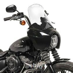 Headlight Fairing MG5 for Harley Softail Street Bob 18-20 Windshield clear
